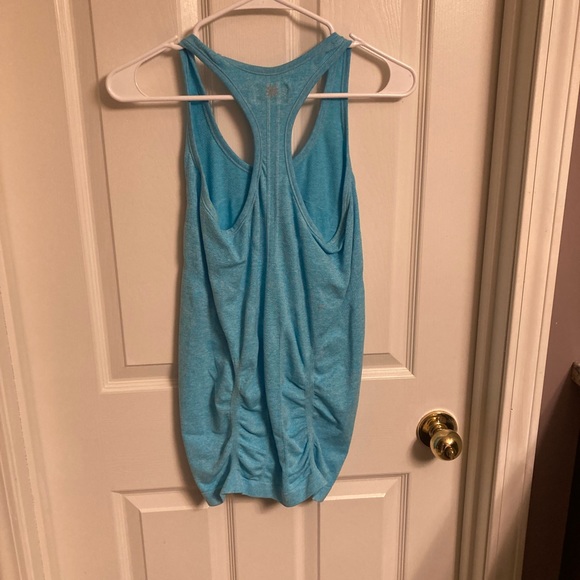 Athleta | Fastest Track Blue Racerback Top Small EUC - Picture 3 of 5